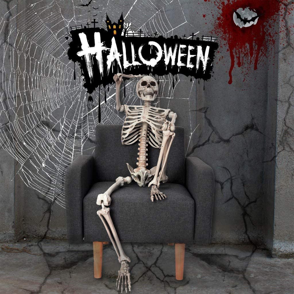 5.4ft Full Body Skeleton with Movable Joints M25782