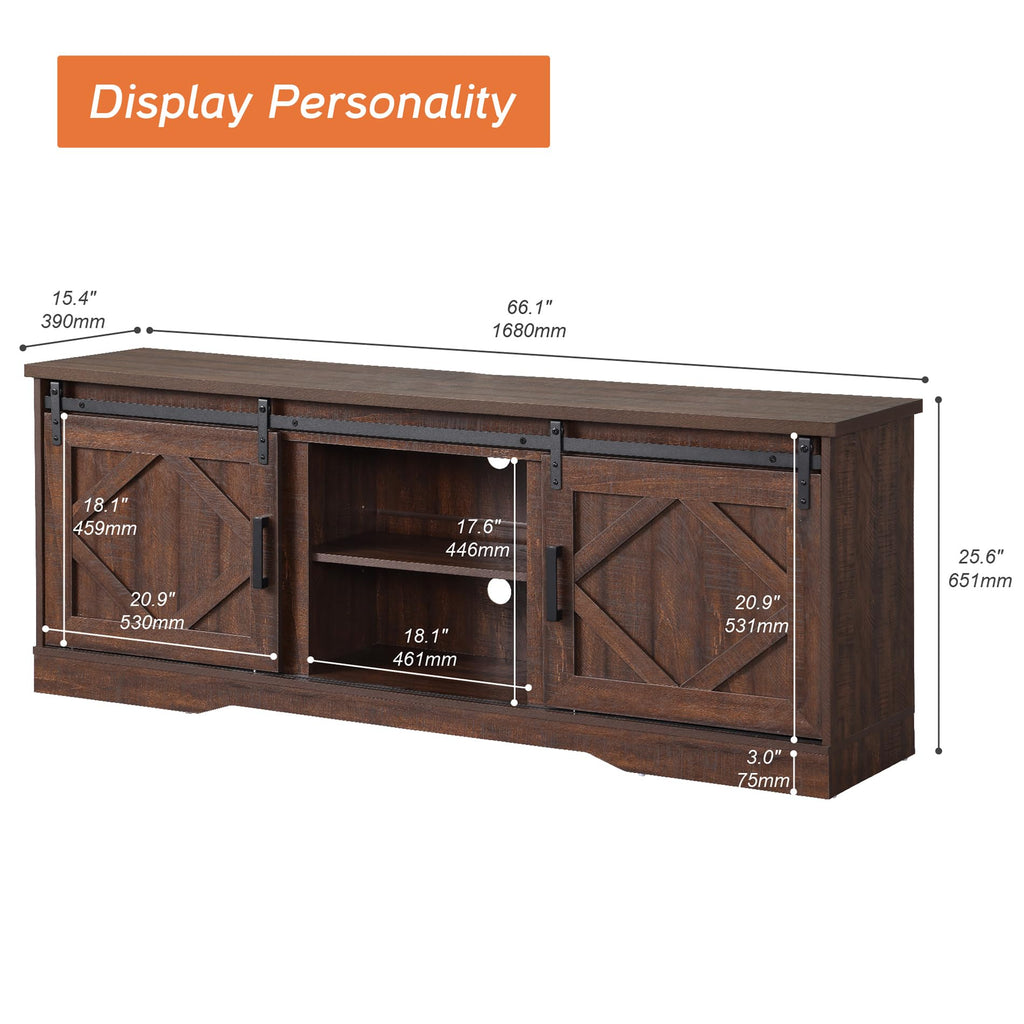 Farmhouse TV Stand for 60-75 inch TV M997251