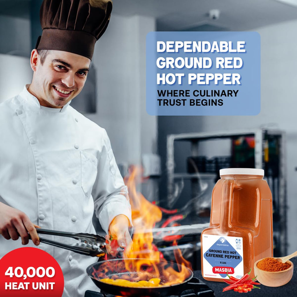 6 Lb Ground Red Pepper D5757