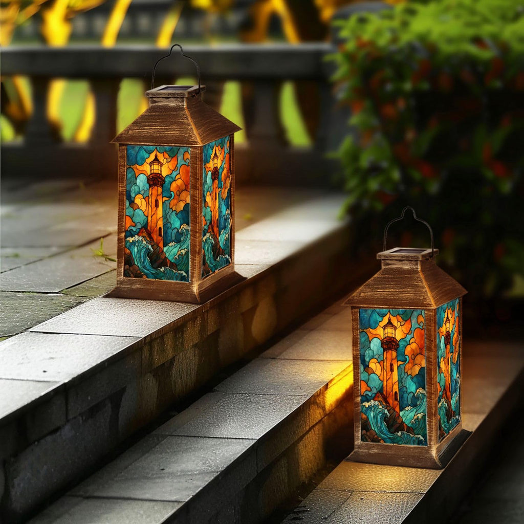 Solar Powered Outdoor Waterproof Hanging Lantern O6774
