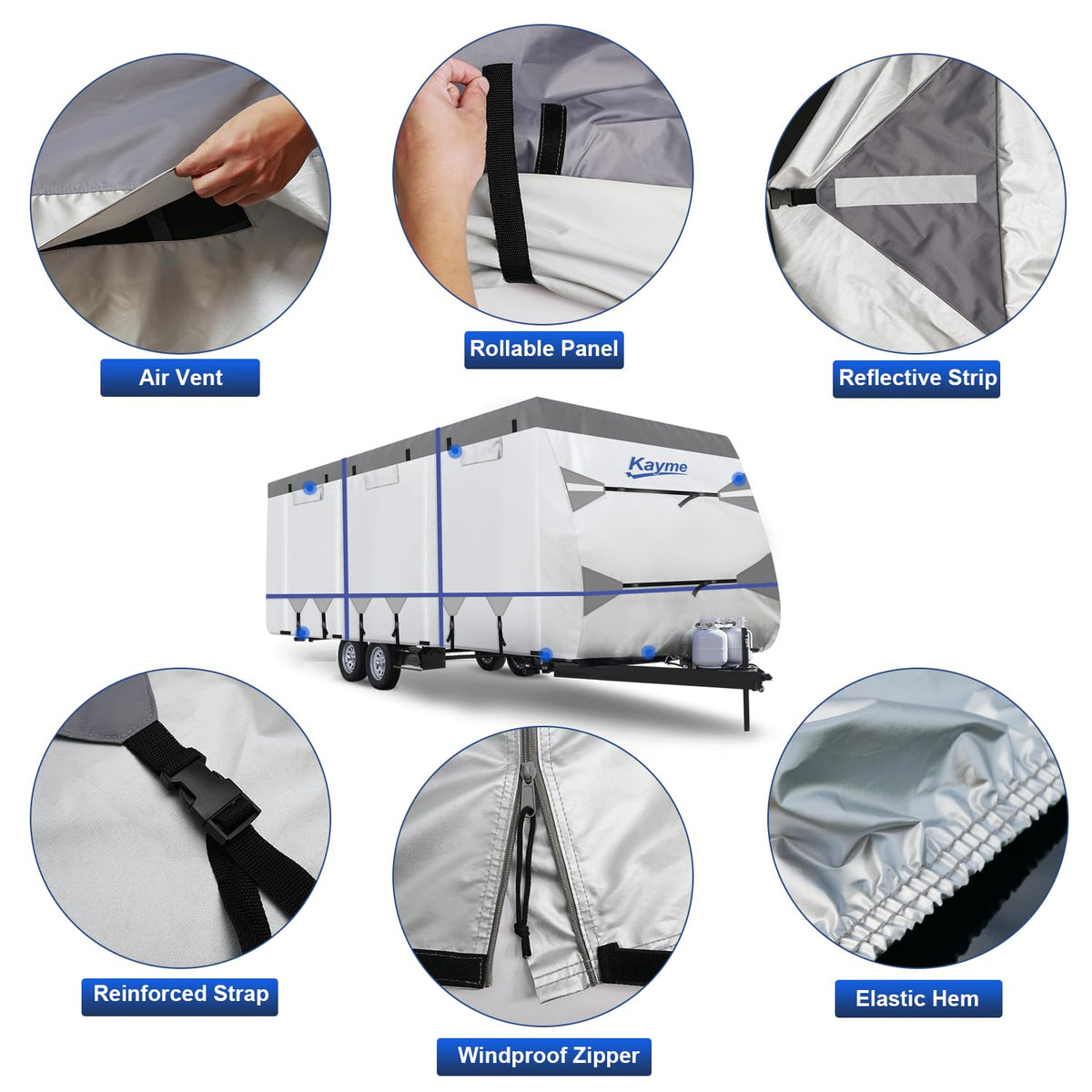 Heavy Duty Waterproof RV Cover Z257