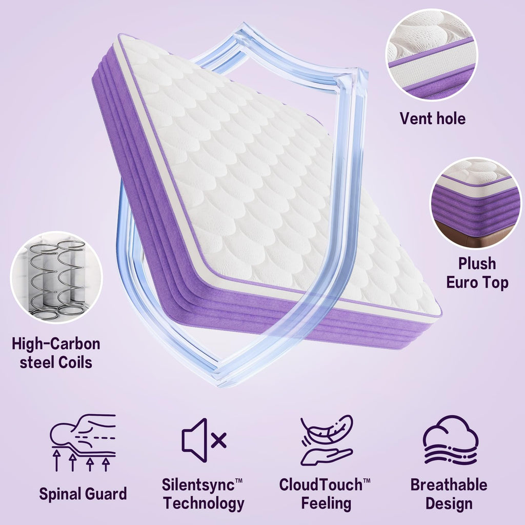 Queen 12 Inch Hybrid Mattress U30017