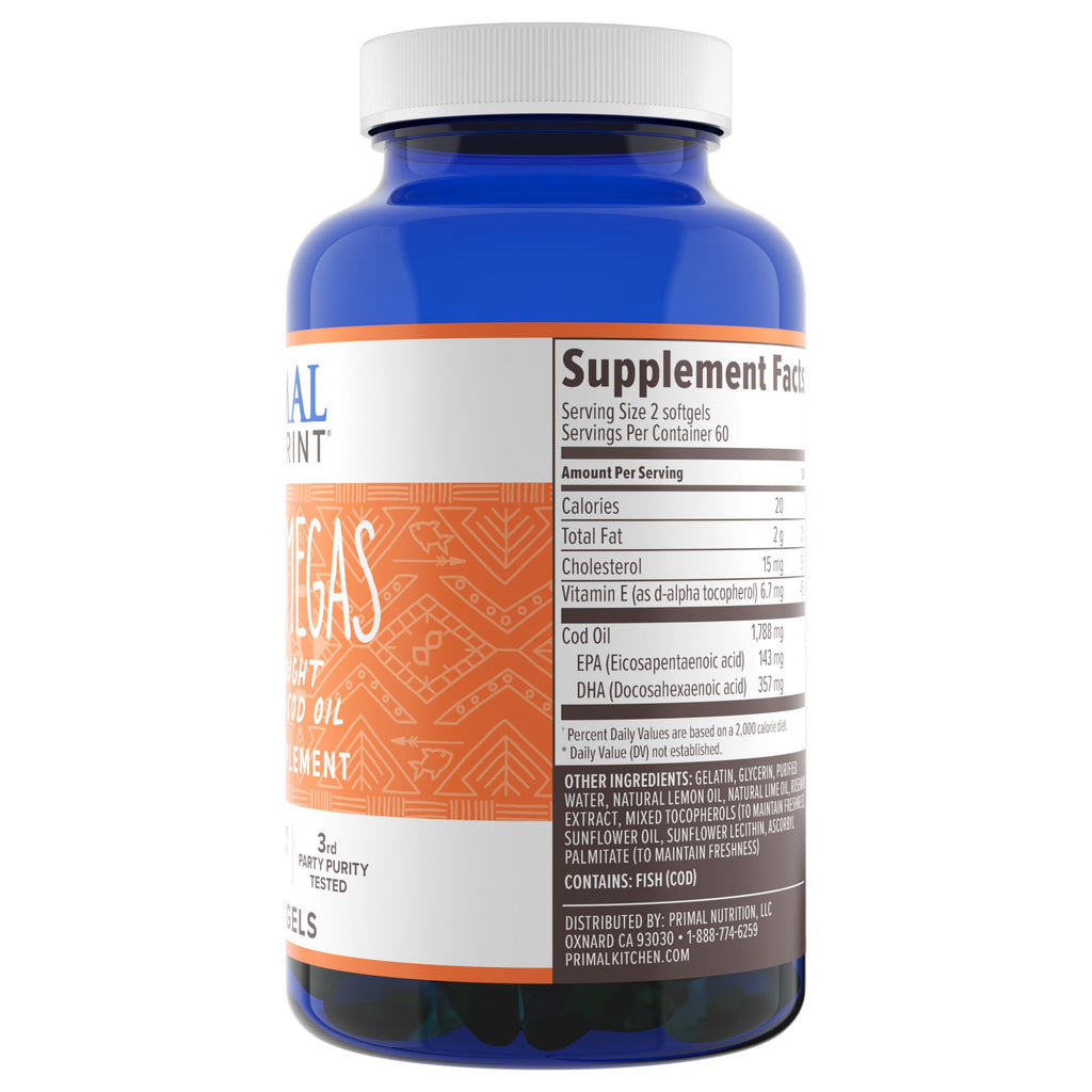 Omega-3 Fatty Acid Daily Supplement, 120 Count R44782
