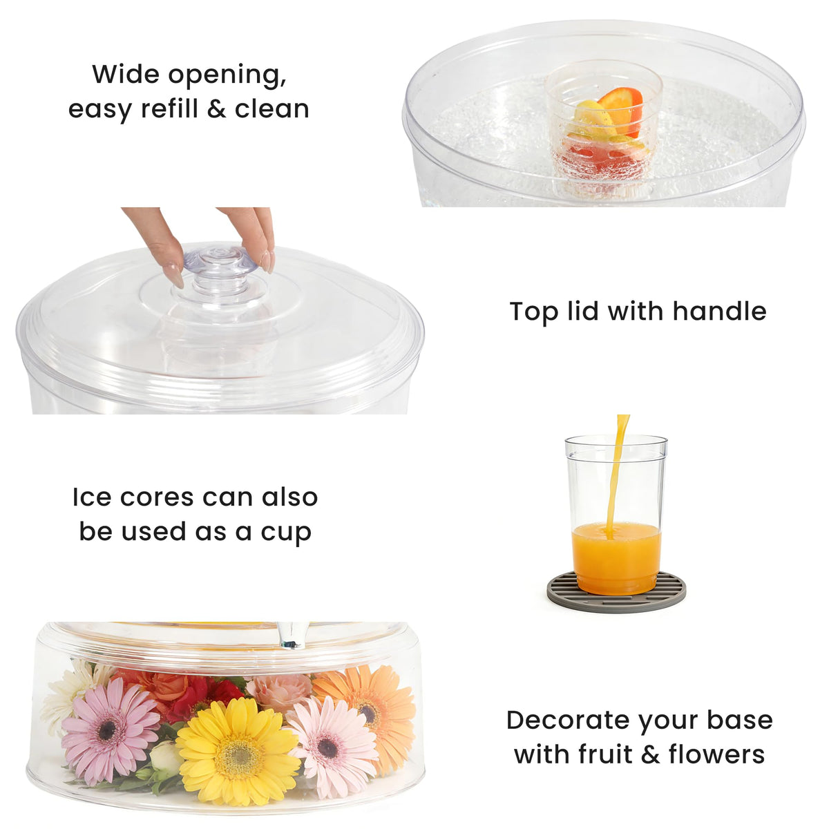 2 Gallon Beverage Dispenser with Stand O270897
