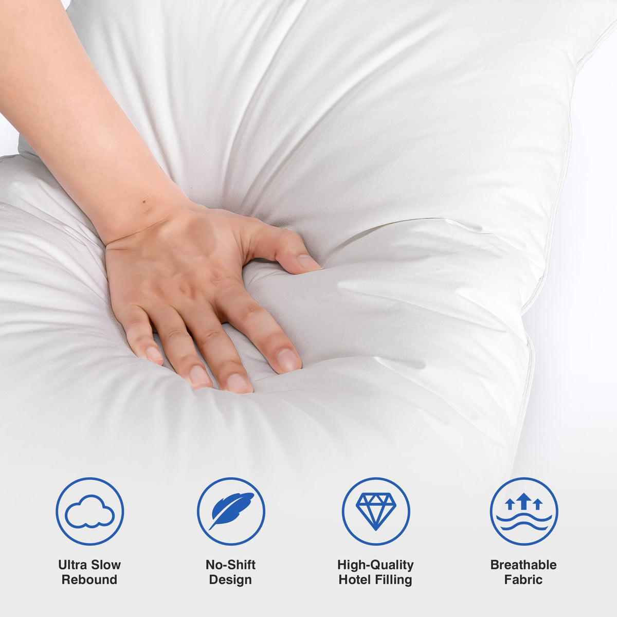 King Size Down Pillows Set of 2 I58442