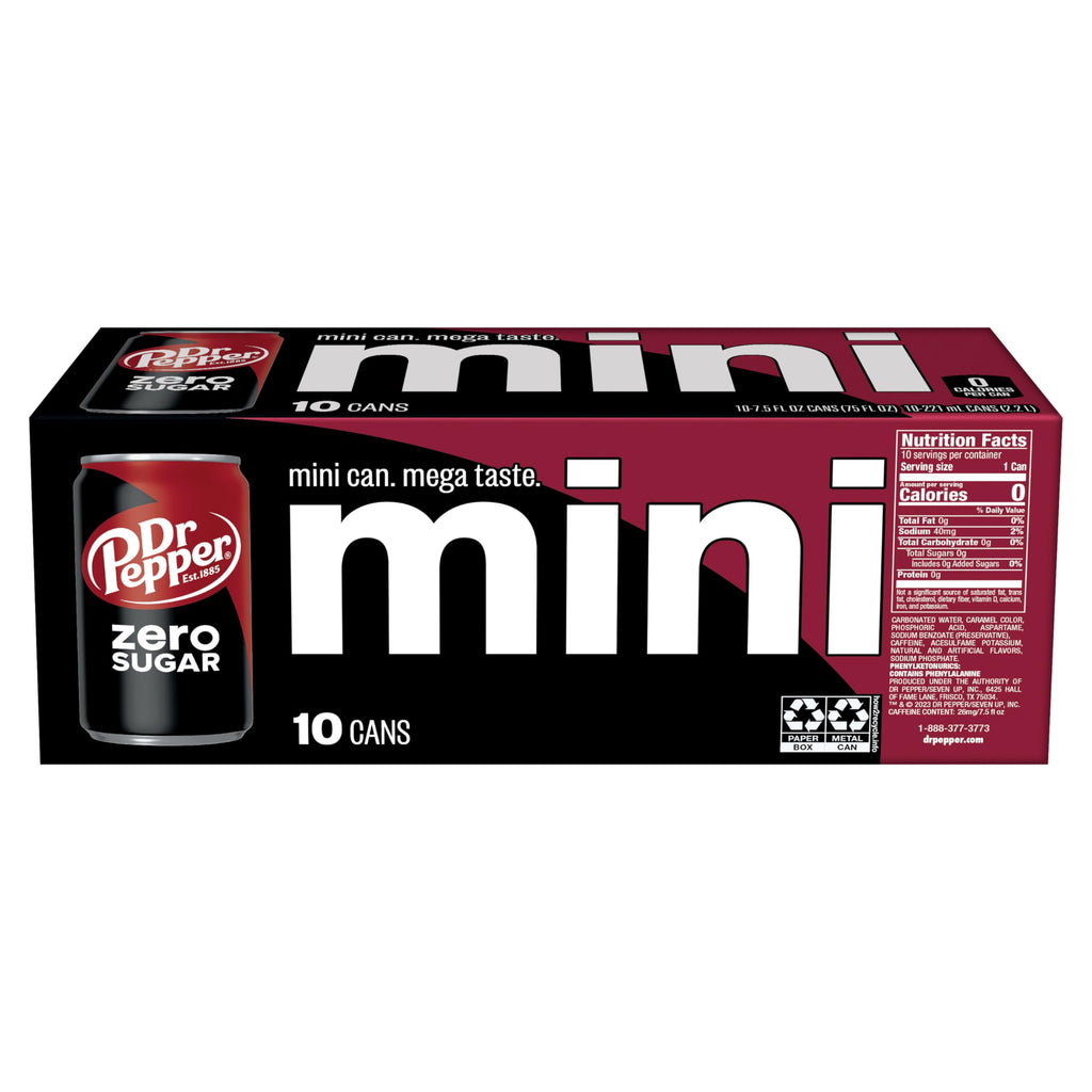 Zero Sugar Soda 7.5 fl oz 10 Pack J2556