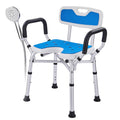 Shower Chair with Arms and Back, U-Shaped Seat P45139