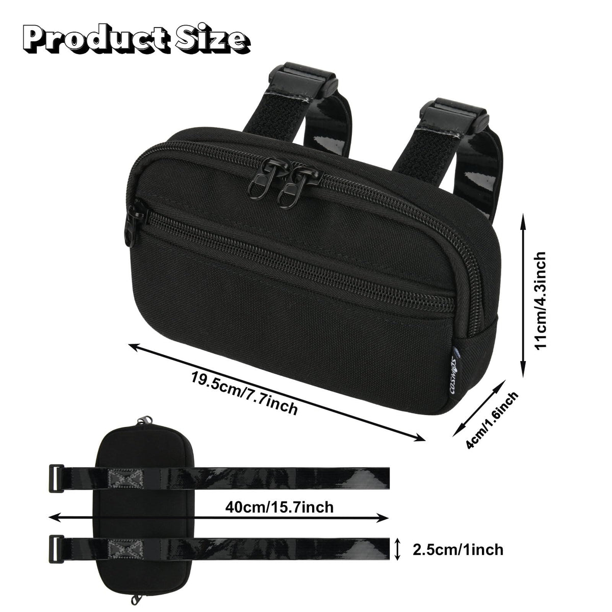 Horse Saddle Bag with Pommel Pocket and Cell Phone Holder J887