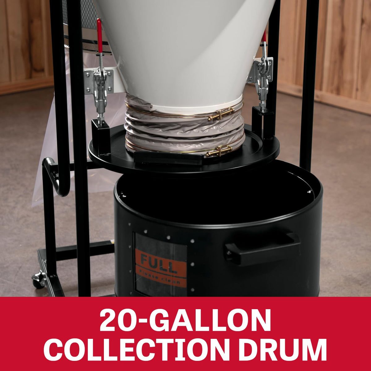 1-1/2 HP 2-Micron Filter Dust Collector P8529