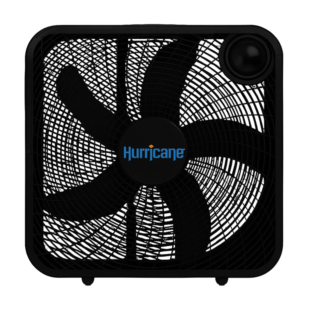 Black 3 Speed 20in Floor Box Fan, 2 Pack X797