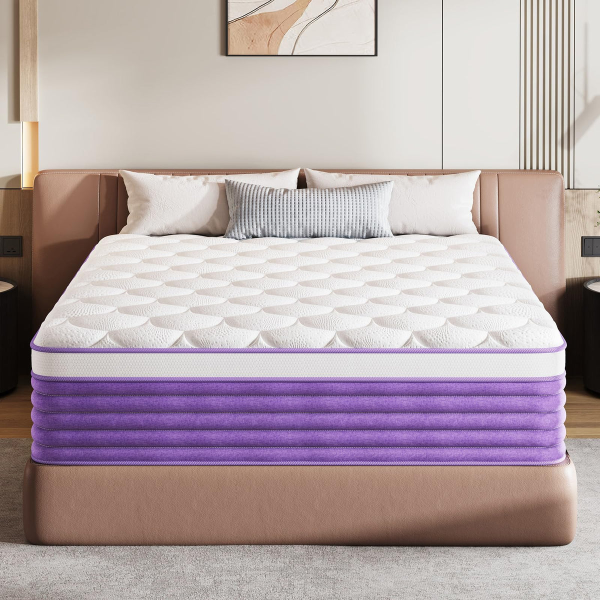 Queen 12 Inch Hybrid Mattress U30017