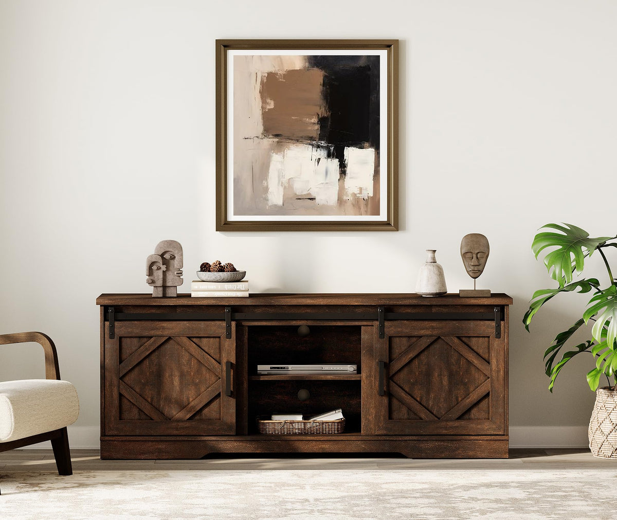 Farmhouse TV Stand for 60-75 inch TV M997251