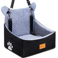 Dog Car Seats for Small/Medium Dogs up to 33lbs (Grey Black) M515