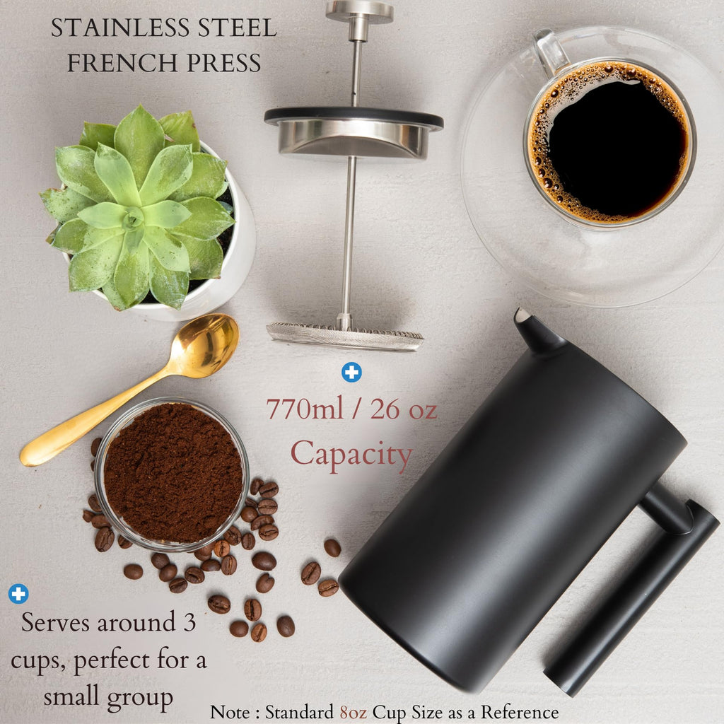 26 Oz Stainless Steel French Press G88850