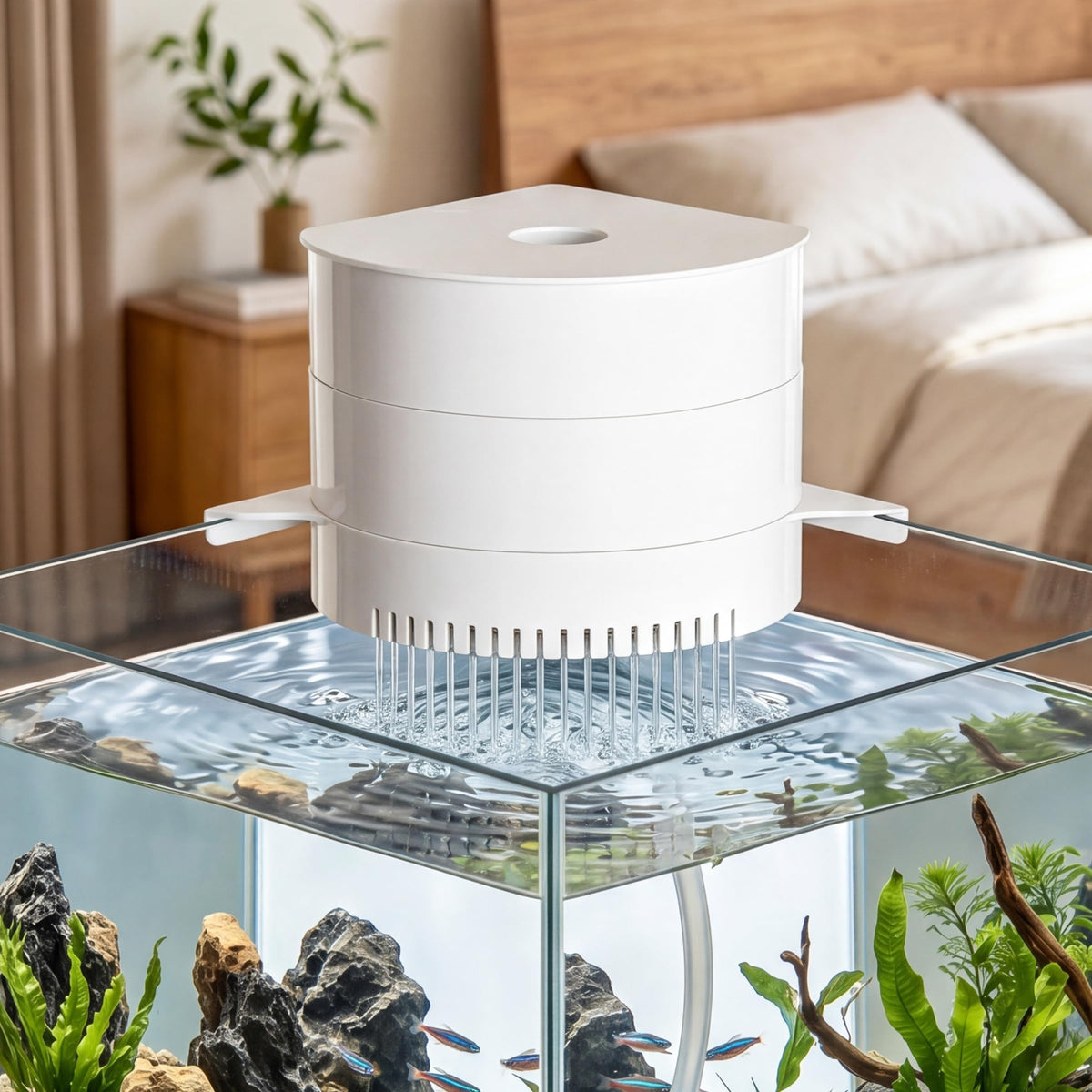 3-Tier Hang On Back Aquarium Filter 10W 158GPH C34011