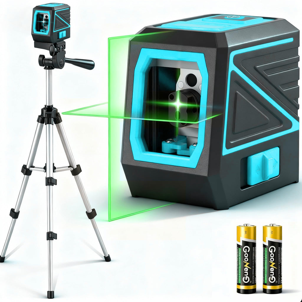 100 feet Green Cross Line Self Leveling Laser Level with Tripod X76750