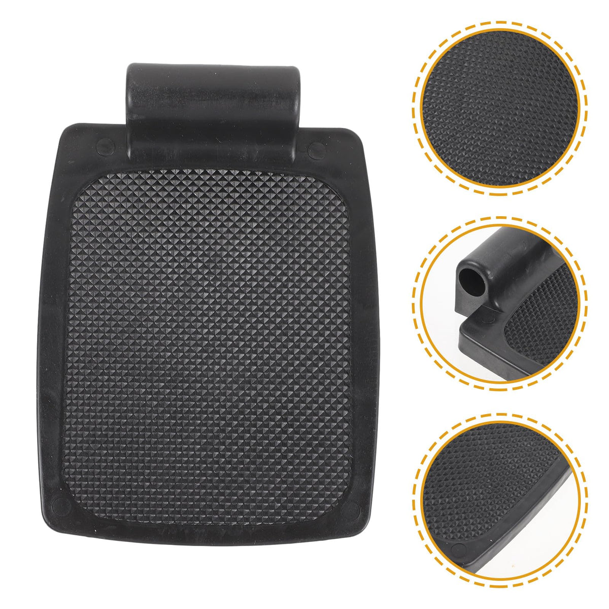 Heavy Duty Wheelchair Footplates Plastic Footrest Pair Q687919