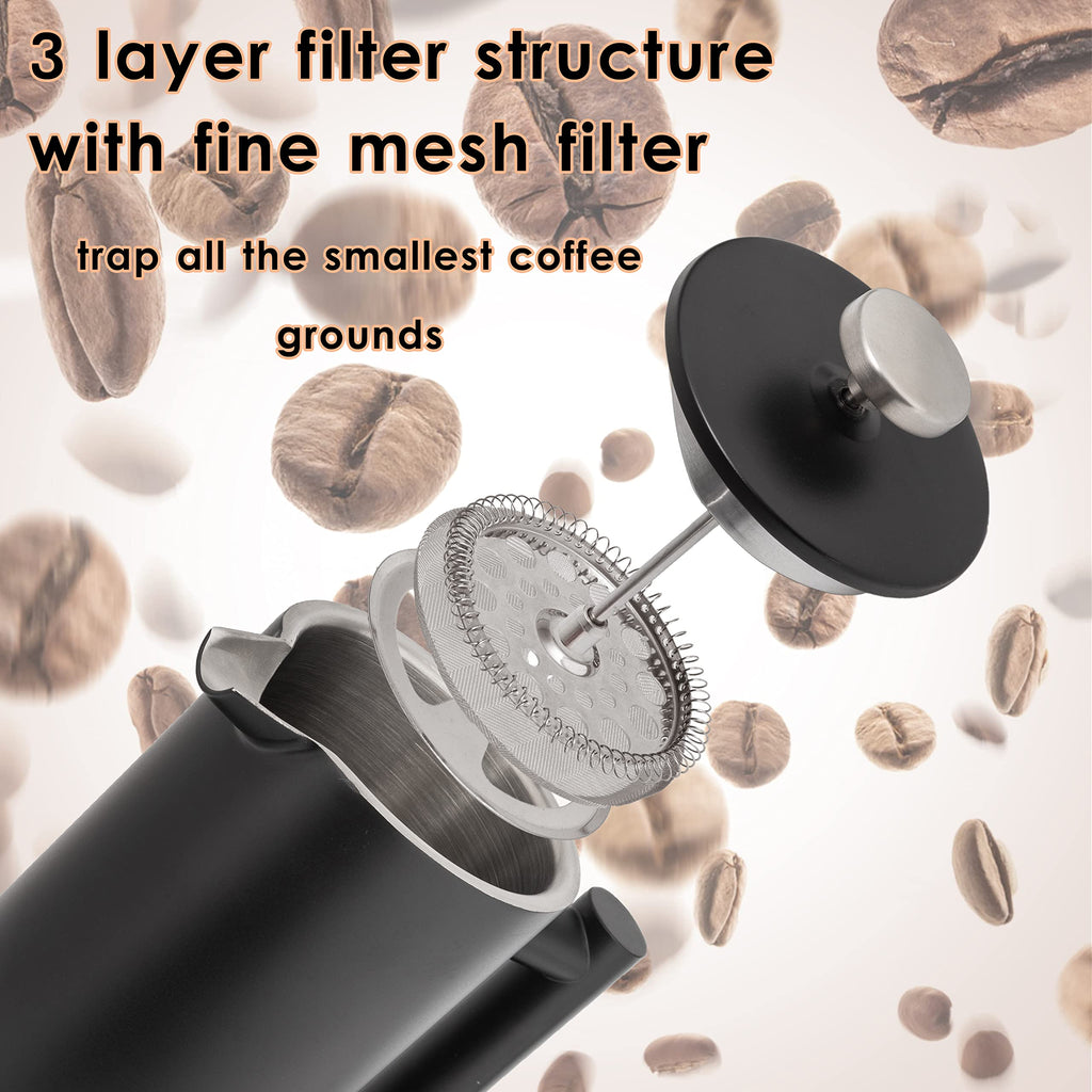 26 Oz Stainless Steel French Press G88850