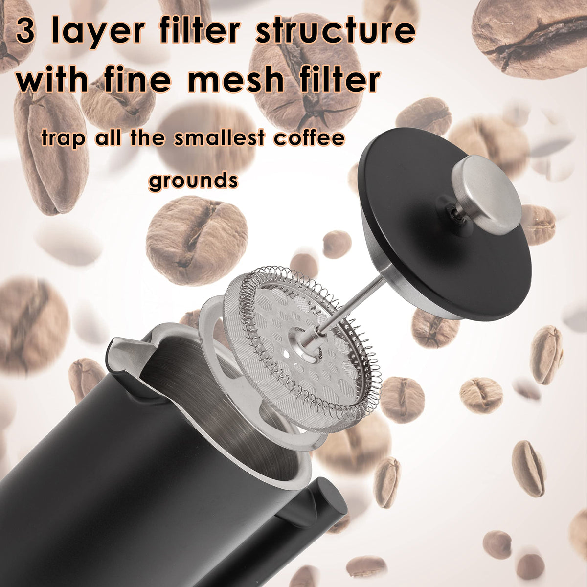 26 Oz Stainless Steel French Press G88850