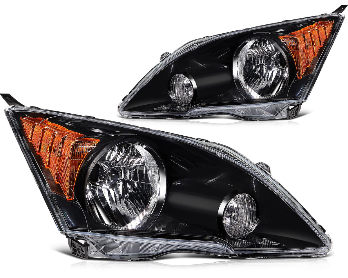 Chrome Housing Clear Corner Headlight Assembly K6382