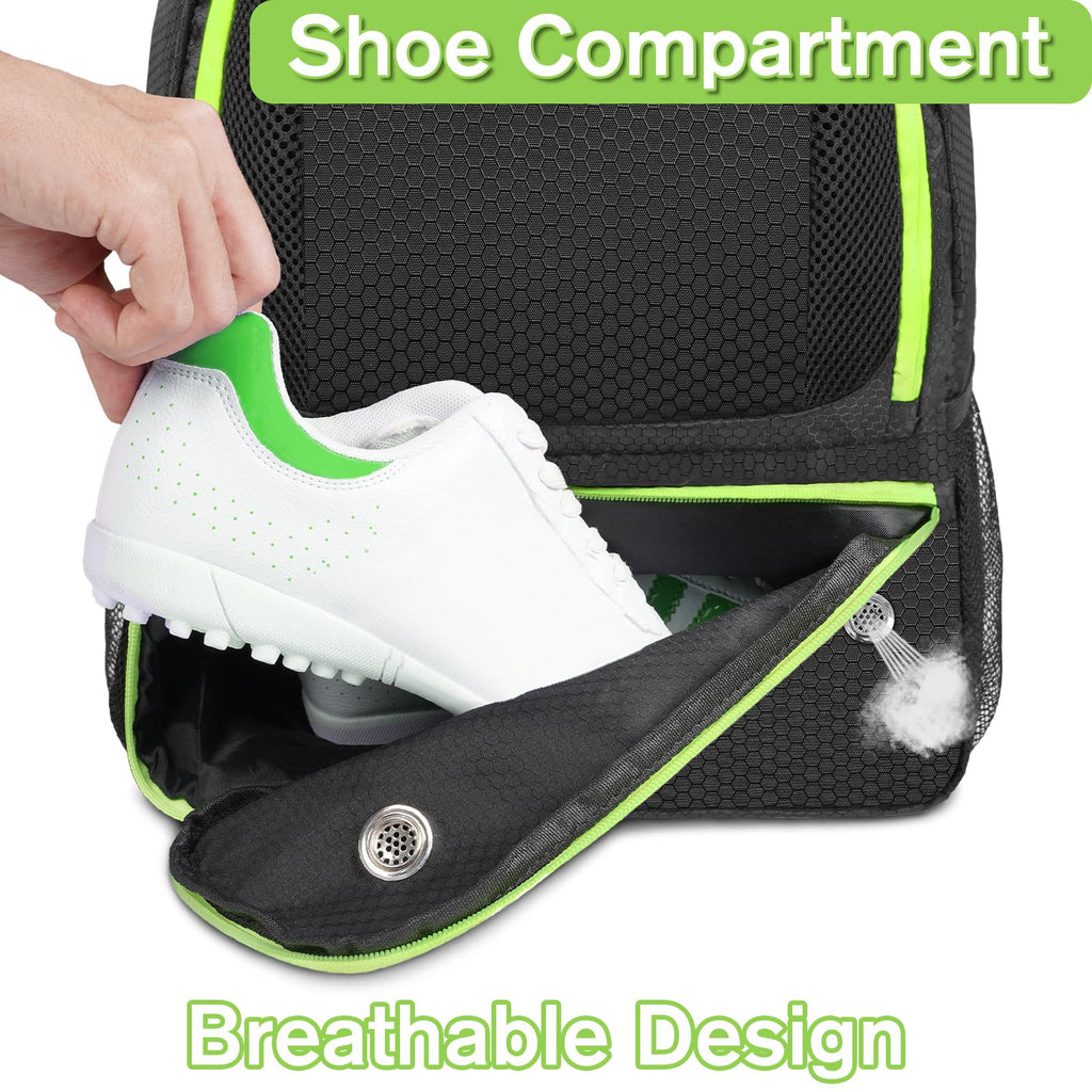 Soccer Backpack with Ball Holder and Shoe Compartment F499