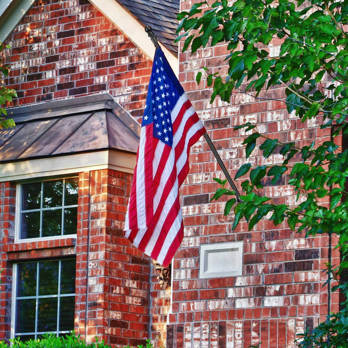 5ft Stainless Steel Flag Pole Kit with Bracket P17933