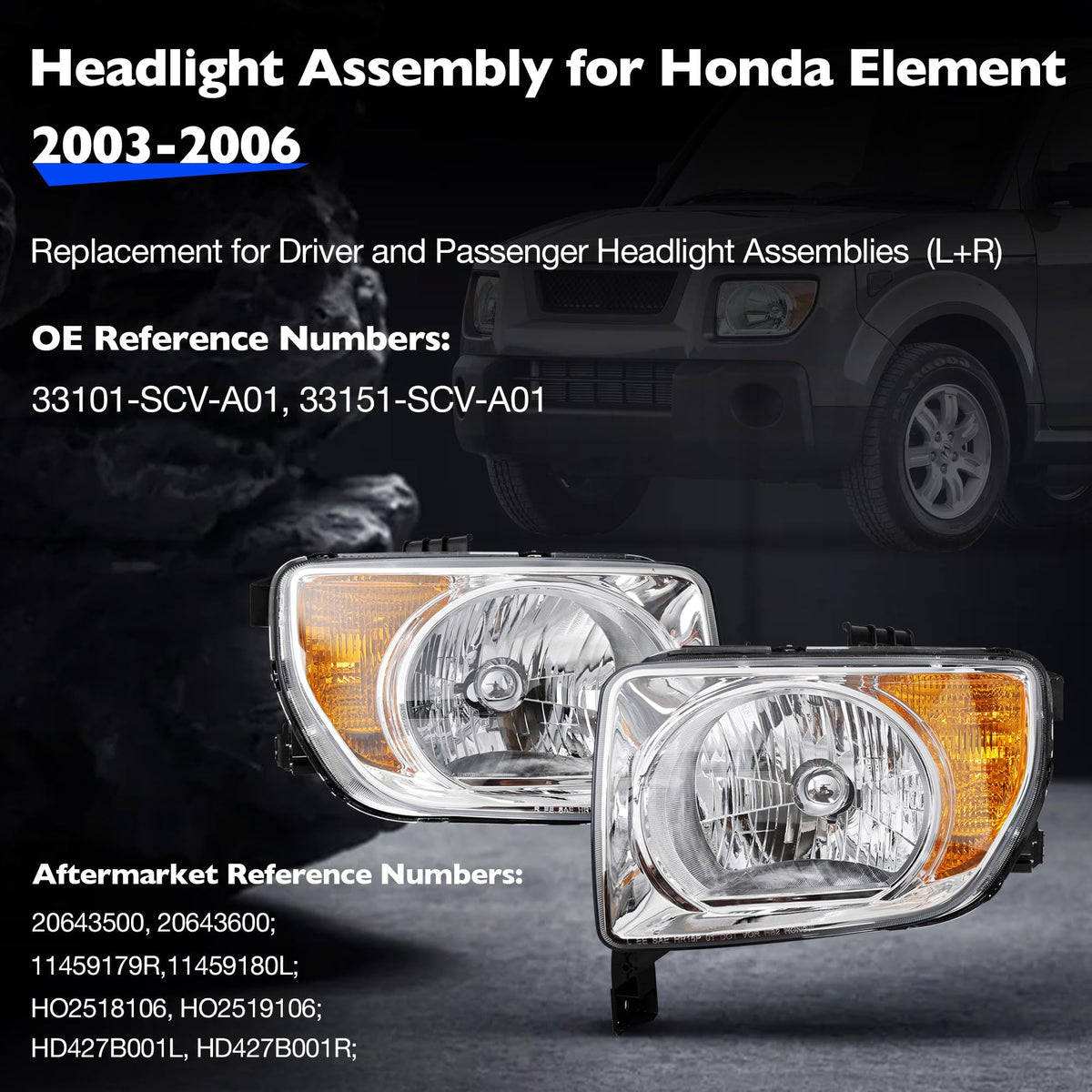 Halogen Headlight Assembly M29997