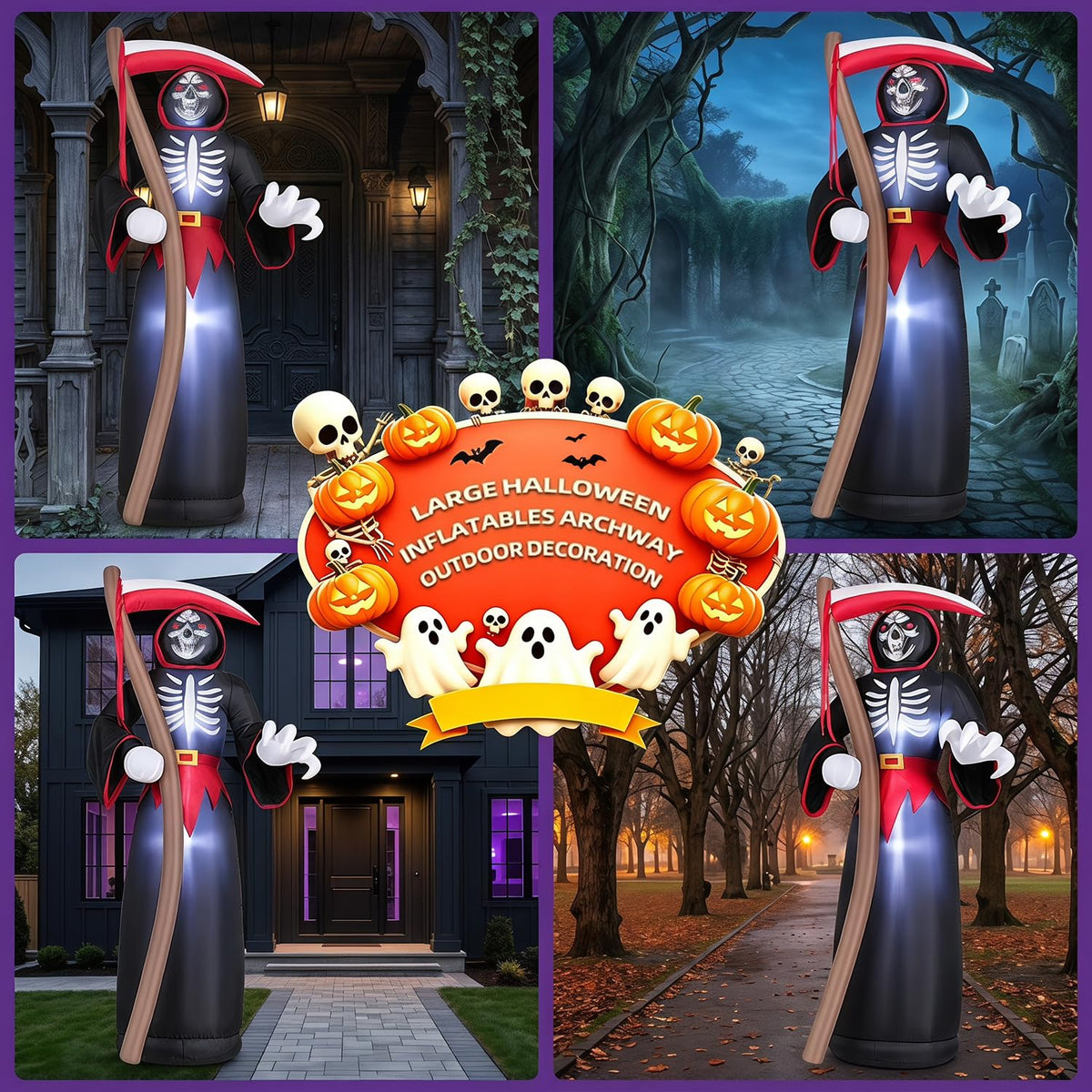 8FT LED Inflatable Outdoor Yard Decor J70149