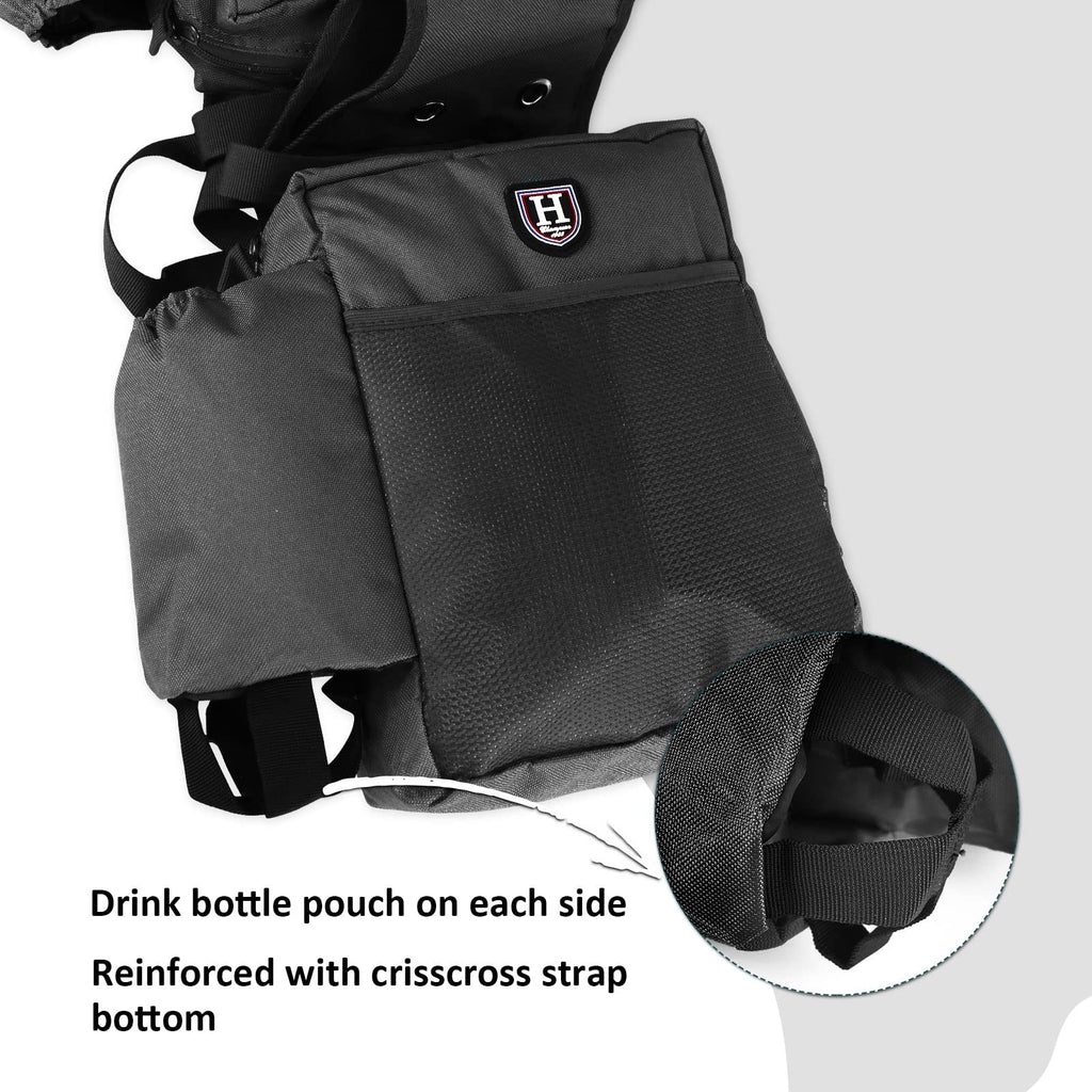 Nylon Western Saddle Bag Black L119908