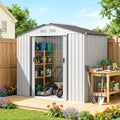 7' x 4' Metal Outdoor Storage Shed L1439