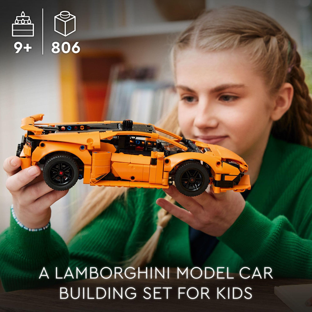 Orange Building Toy Car X300