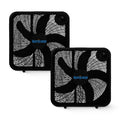 Black 3 Speed 20in Floor Box Fan, 2 Pack X797
