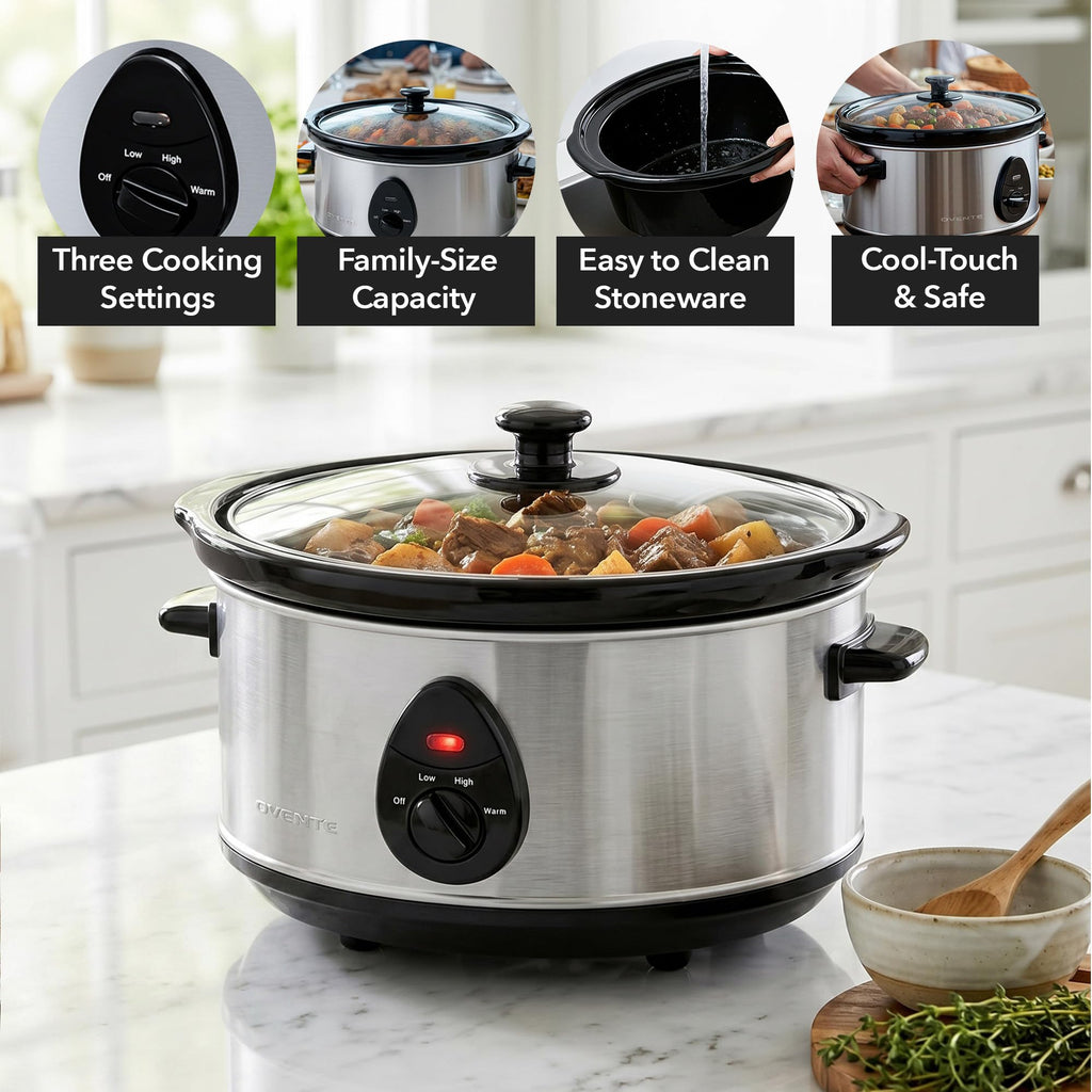 3.7 Qt Electric Slow Cooker O912883