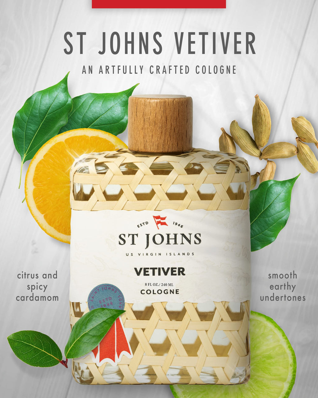Vetiver Cologne 8 oz T8631