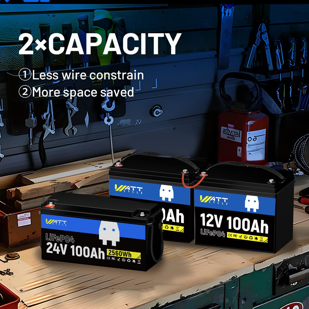 24V 100Ah LiFePO4 Battery P217897