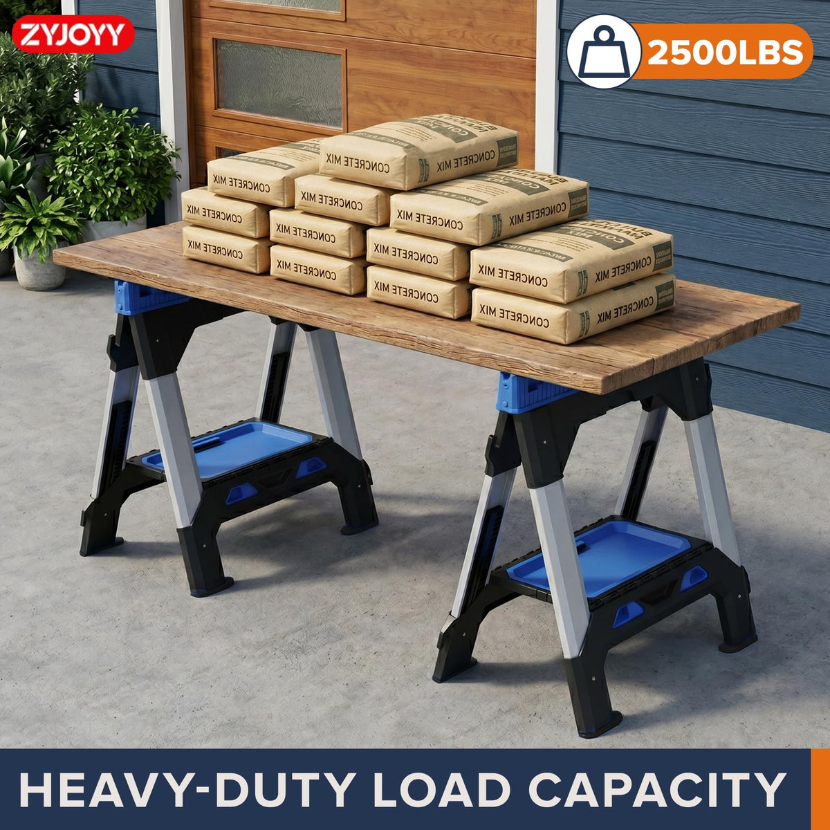Folding Heavy Duty Saw Horses 2 Pack C715