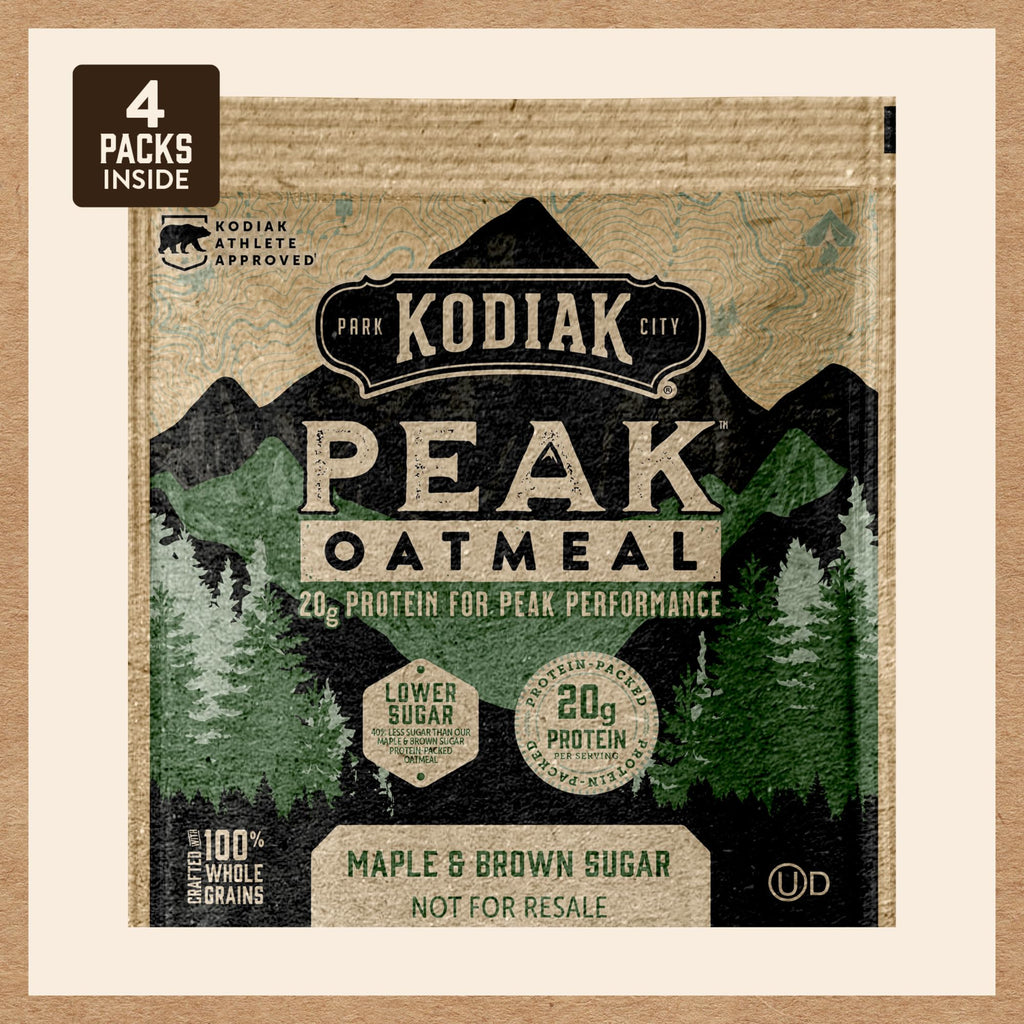 Instant Oatmeal, Maple Brown Sugar, High Protein, 6pk E244