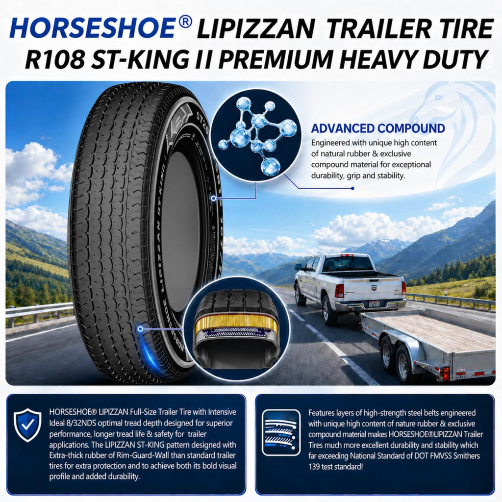 ST205/75R15 10-Ply Trailer Tires E265179
