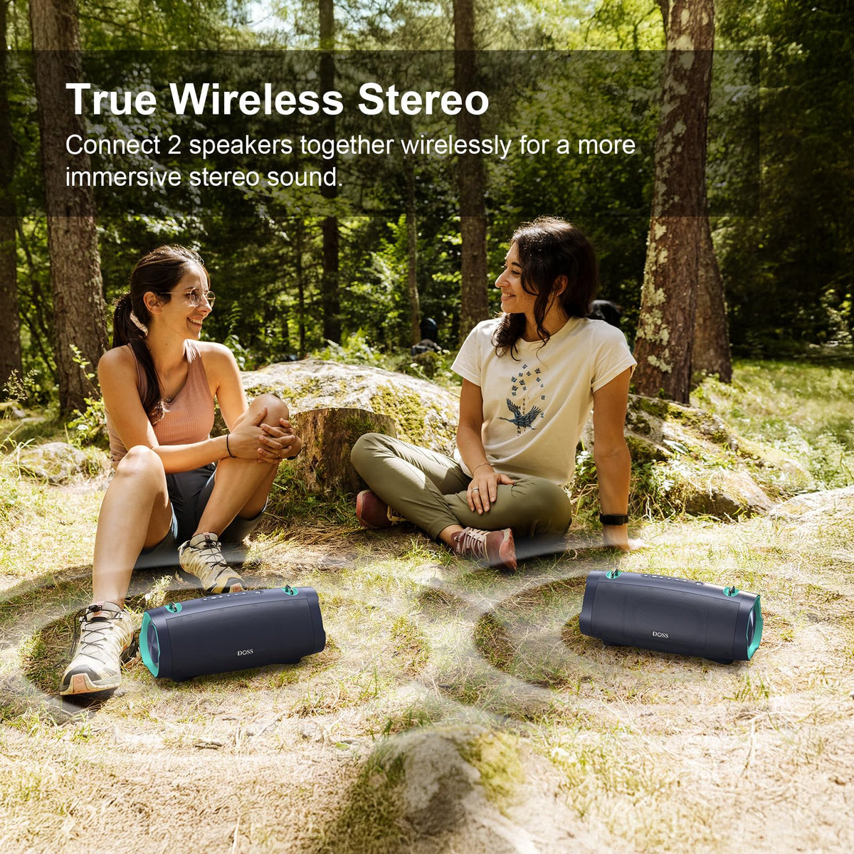 Wireless Bluetooth Speaker, IPX6 Waterproof H3600