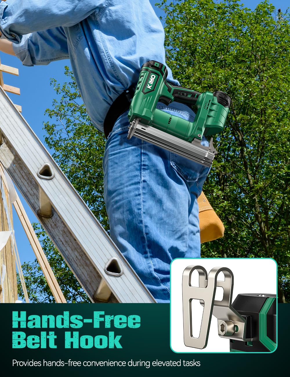 Cordless Brad Nailer 18 GA with 5000pcs Nails E94436