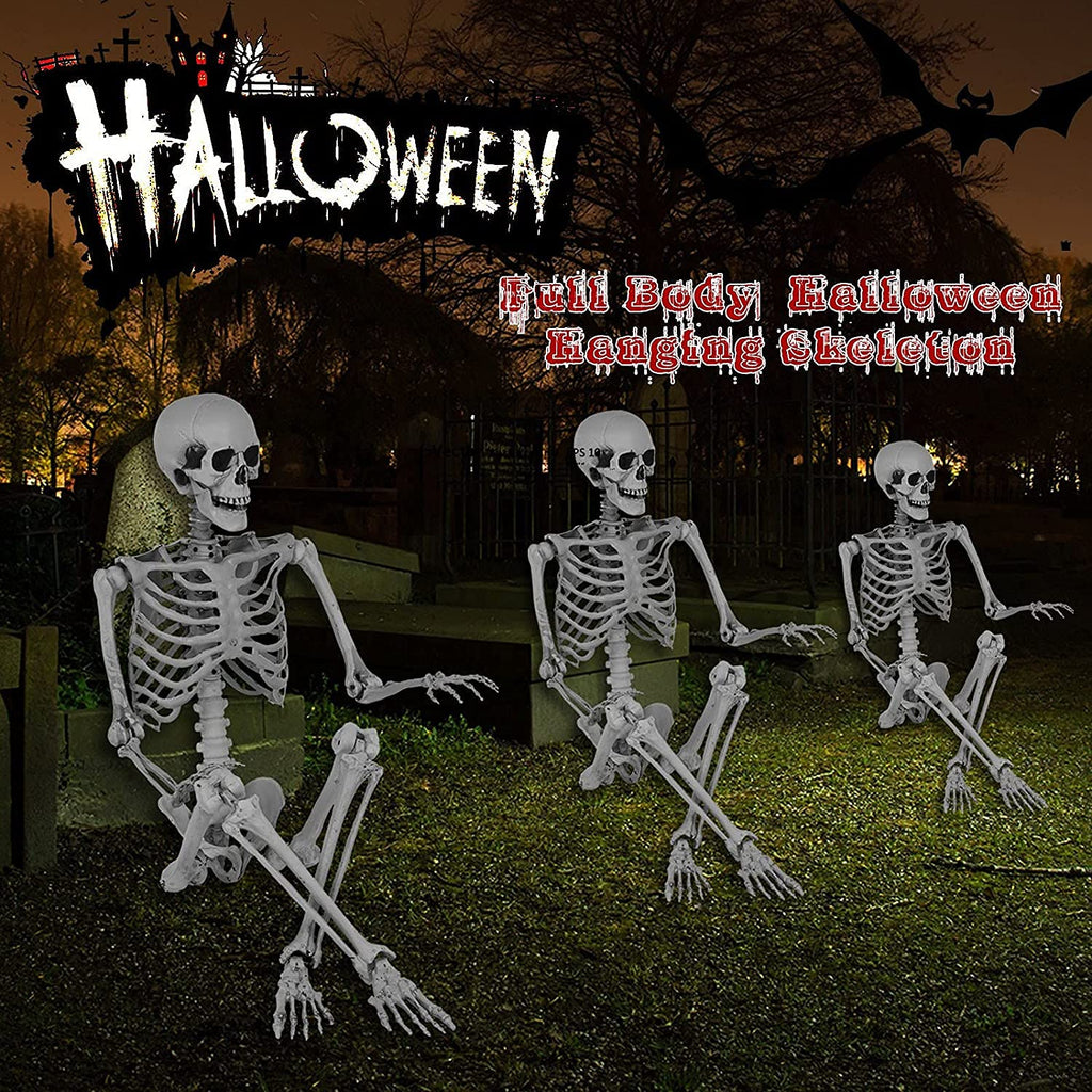 5.4ft Full Body Skeleton with Movable Joints M25782