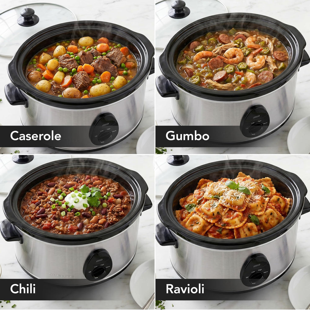 3.7 Qt Electric Slow Cooker O912883