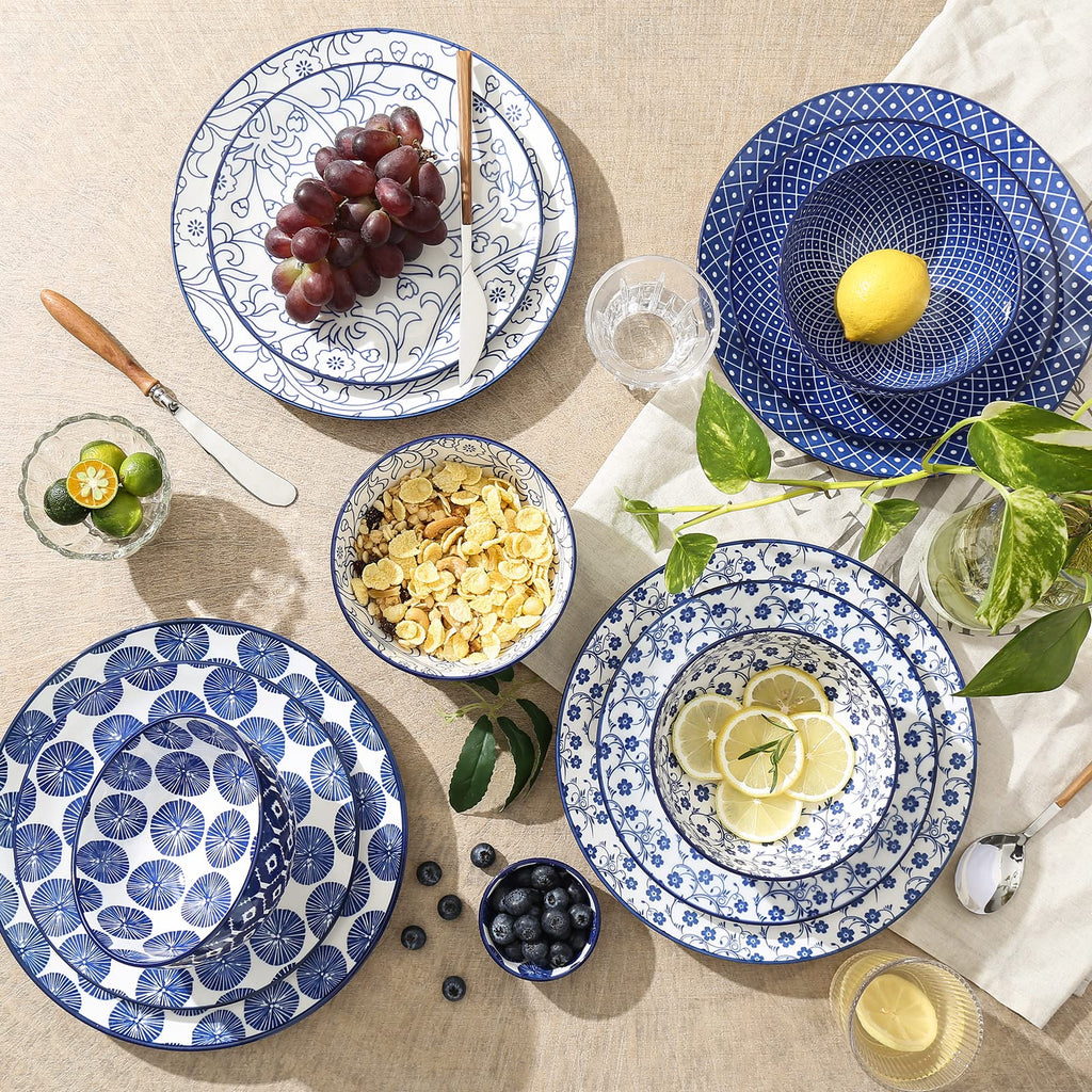 Ceramic Dinnerware Sets 12 Piece Cappuccino Cups with Saucers and Metal Stand H5312