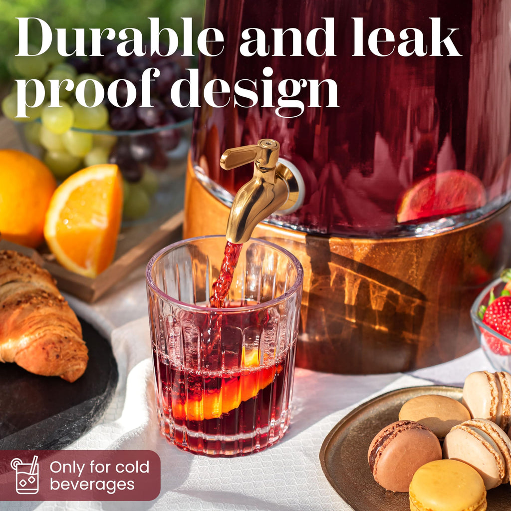 Glass Drink Dispenser with Spigot K515